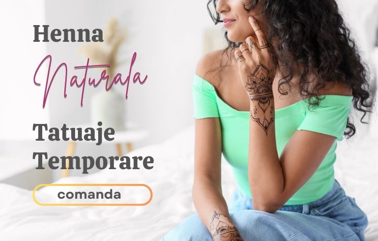 Henna naturala - Tatuaje Temporare